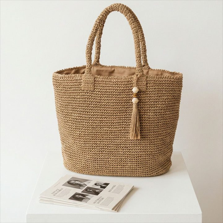 Macramé bag with tassel details Bowlift