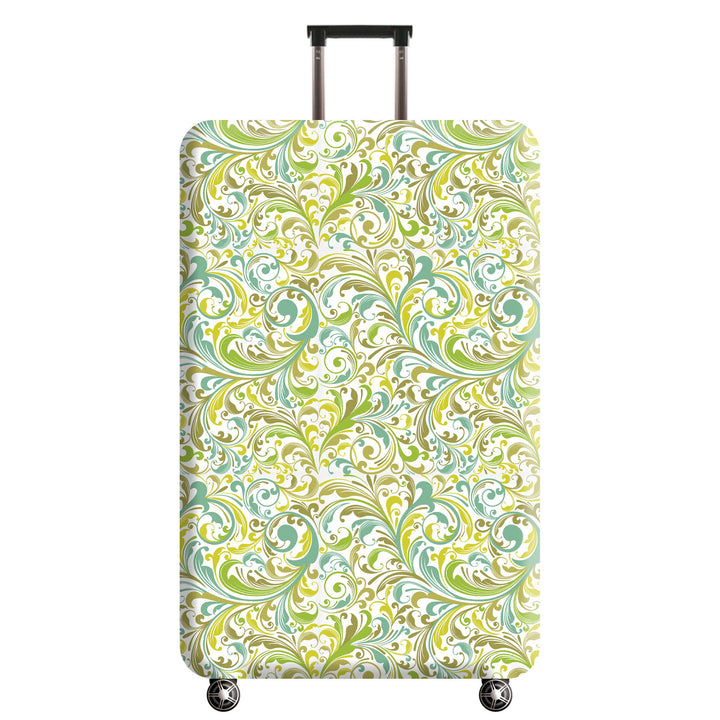 Women's Hard Shell Suitcase with Artistic Floral Pattern Bowlift