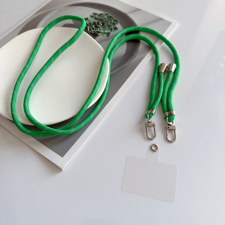 Colorful Dual-Clip Adjustable Lanyard Bowlift
