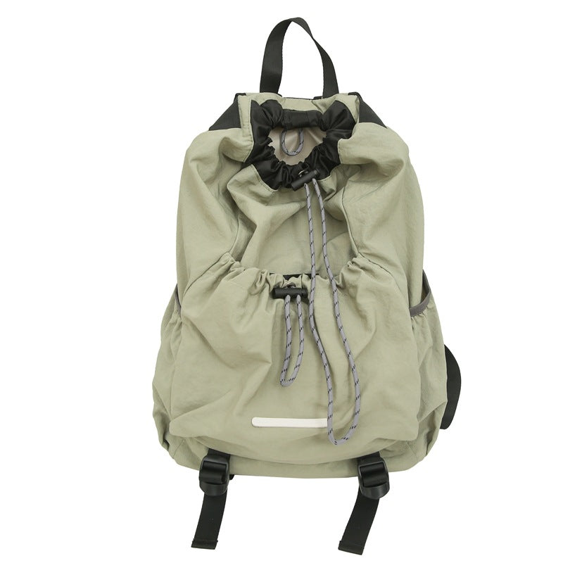 Casual Drawstring Closure Backpack Bowlift