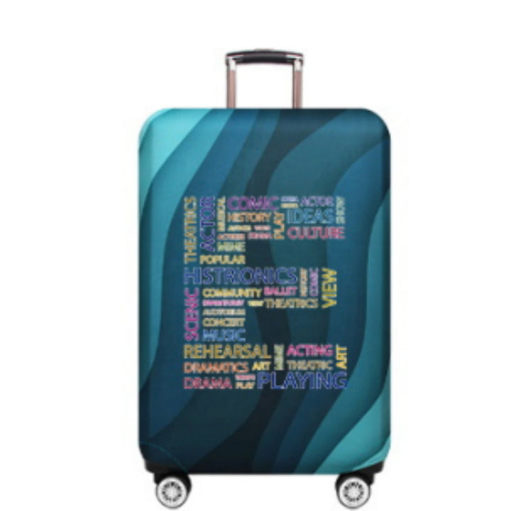 Unisex Hard Shell Suitcase with Creative Cultural Design Bowlift