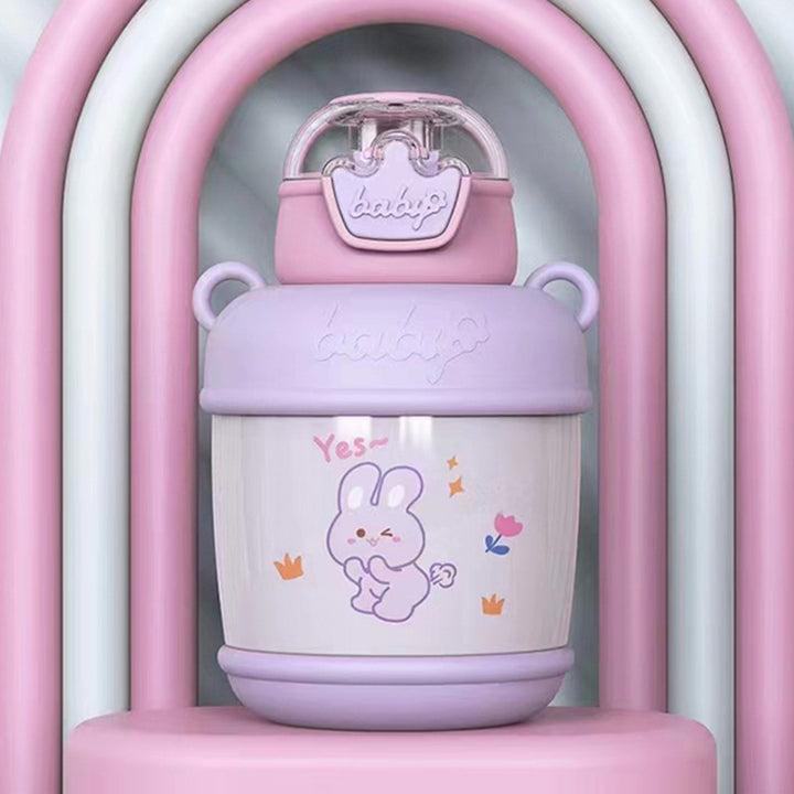 Child-friendly water bottle with cheerful duck motif Bowlift