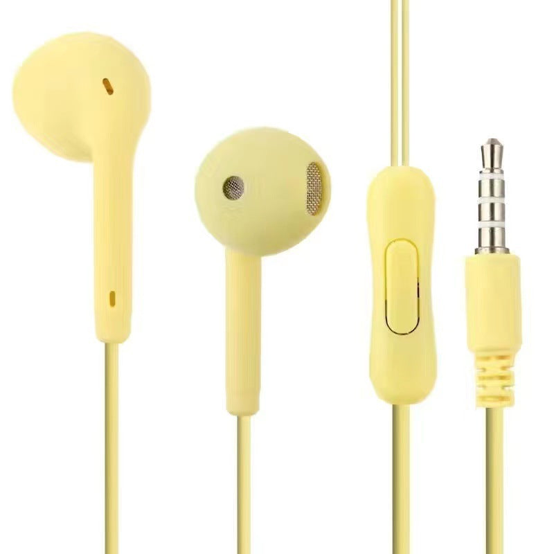 Ergonomic Wired Earphones with Inline Microphone Bowlift