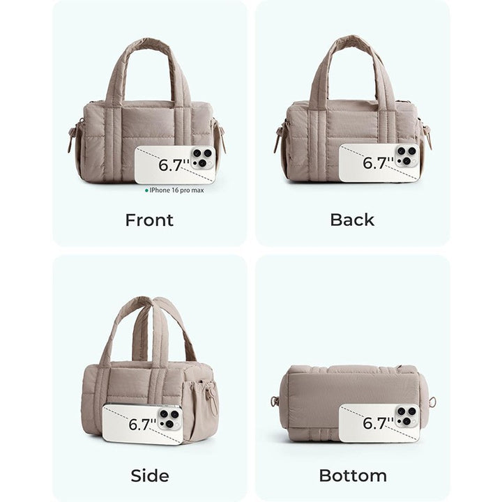 Stylish Quilted Weekend Tote Bowlift