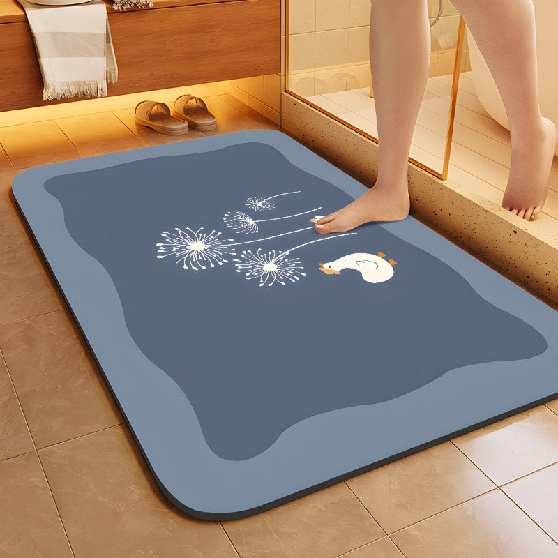 Non-Slip Cartoon-Themed Bath Mat Bowlift