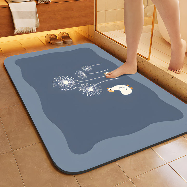 Non-Slip Cartoon-Themed Bath Mat Bowlift