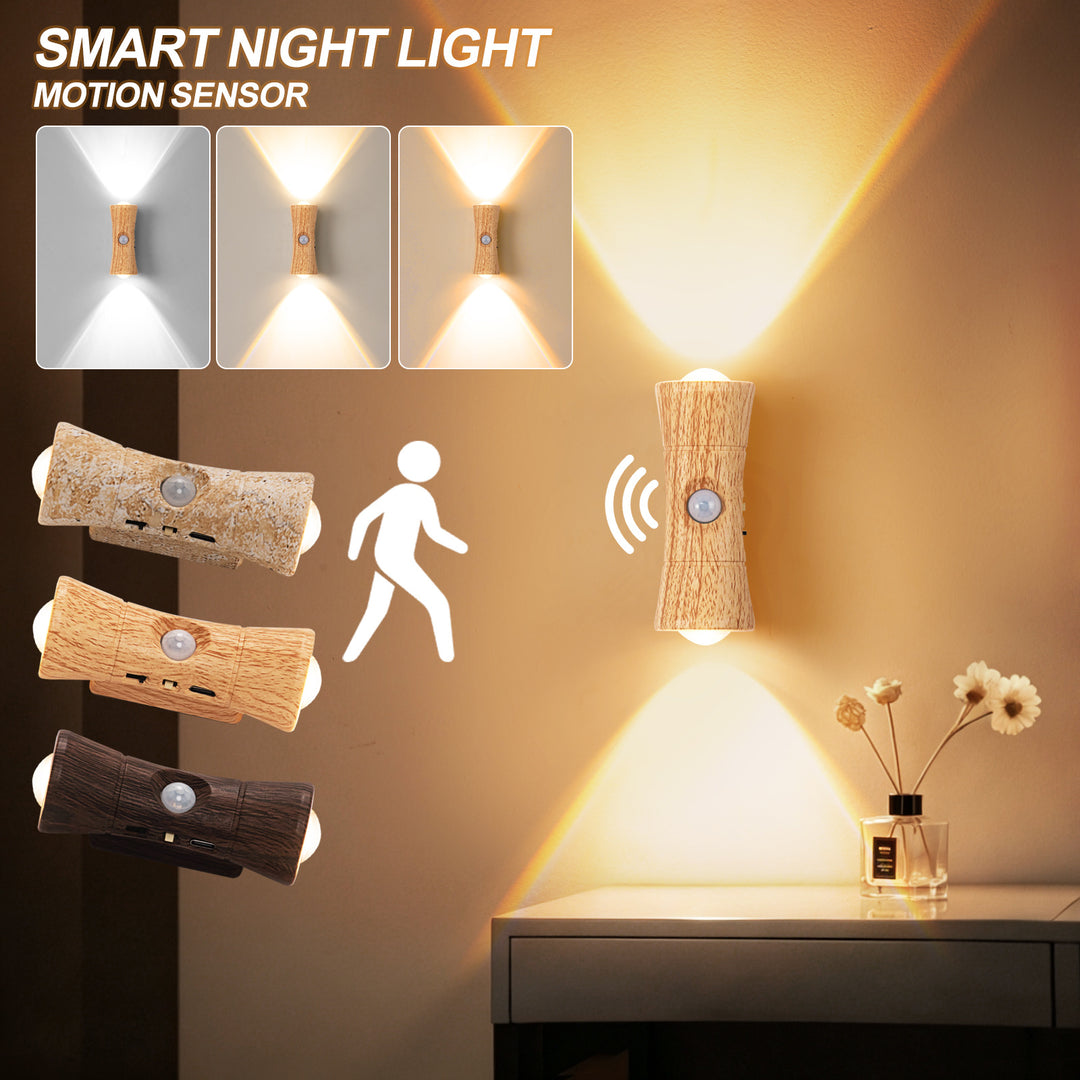 Unique Motion-Sensor LED Wall Light