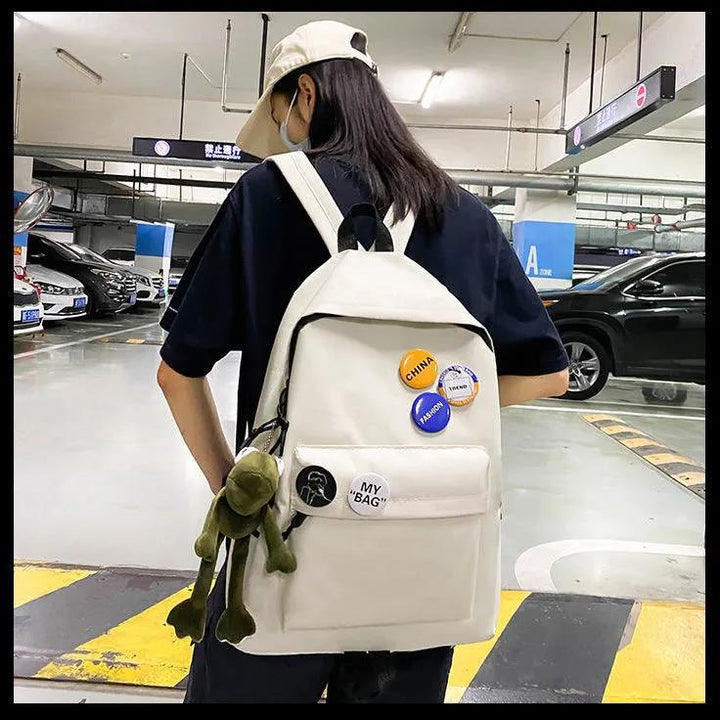 Casual Canvas Backpack Bowlift