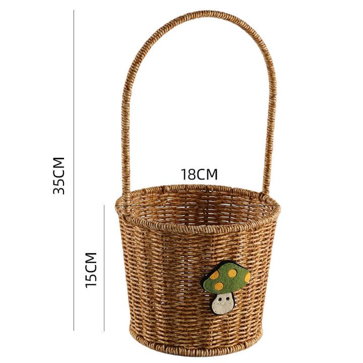 Unisex Handwoven Leisure Bag with Funny Design Bowlift