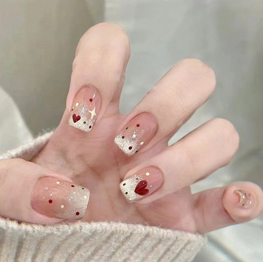 Floral Art Press-On Nail Set Bowlift