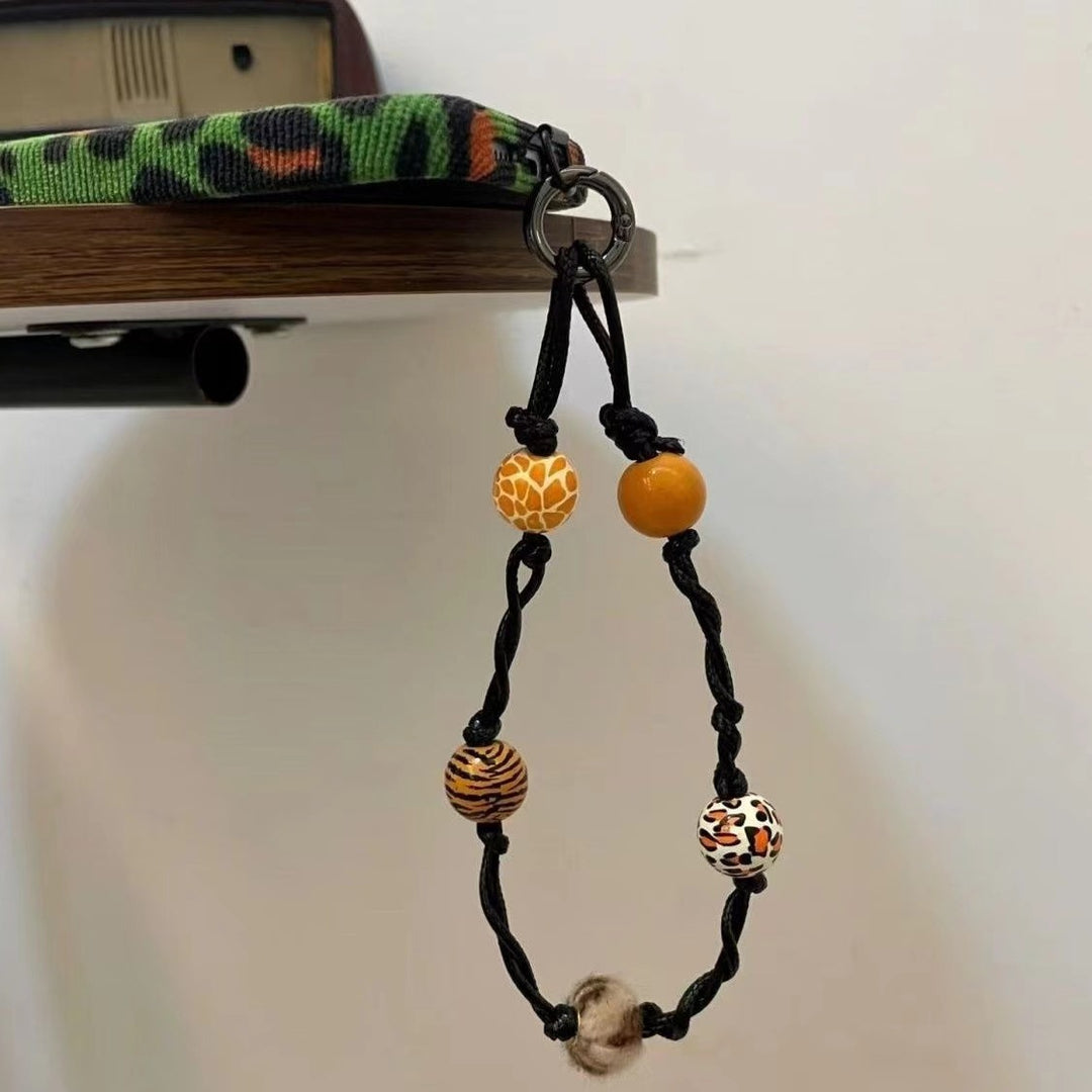 Handcrafted Beaded Charm Keychain Bowlift 1790135507