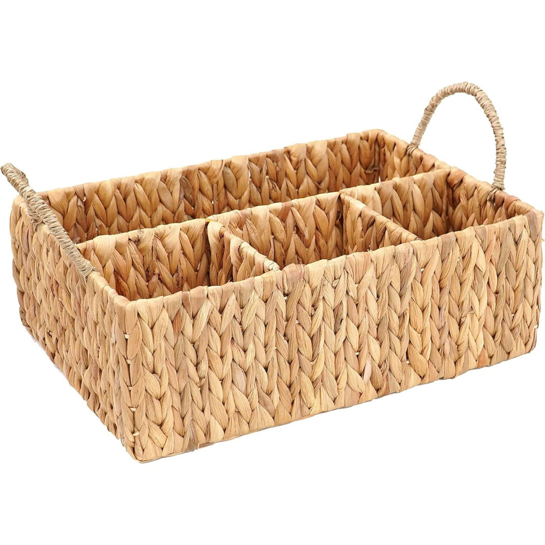 Woven Seagrass Organizer Basket Bowlift