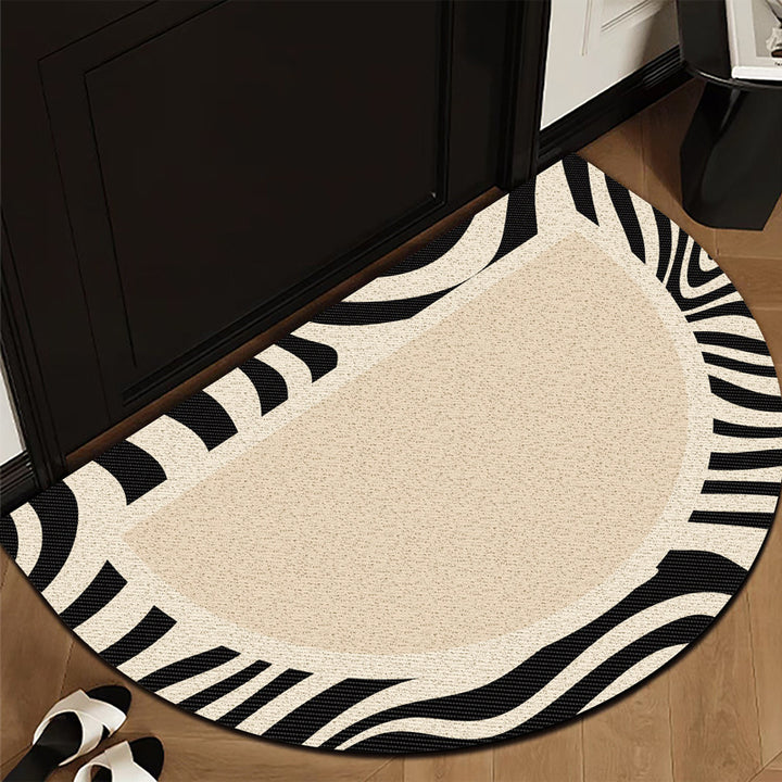 Decorative Half-Moon Doormat