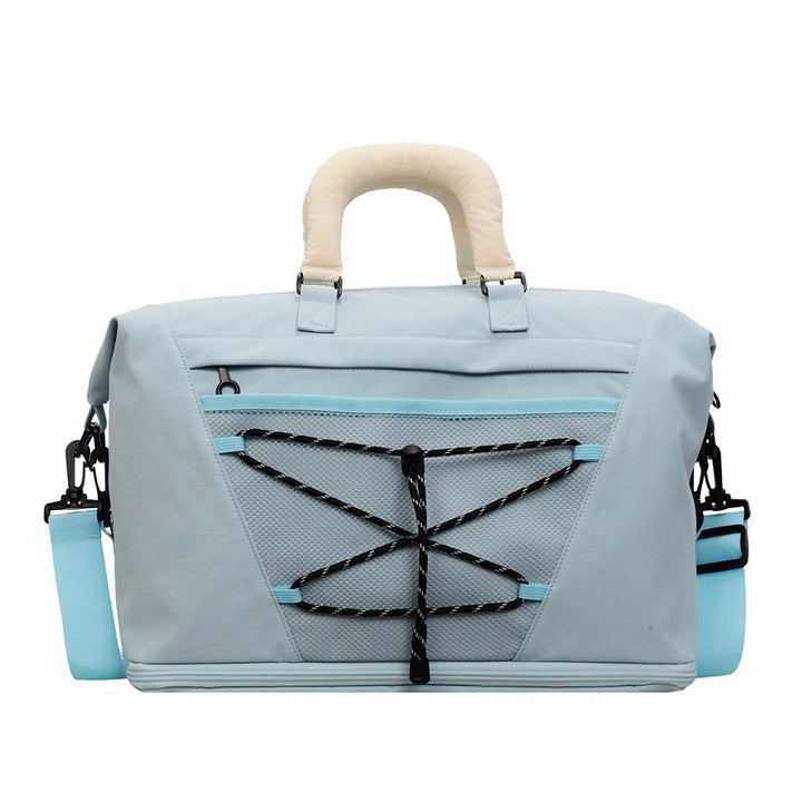 Sporty Shoulder Bag with Practical Organizer Bowlift