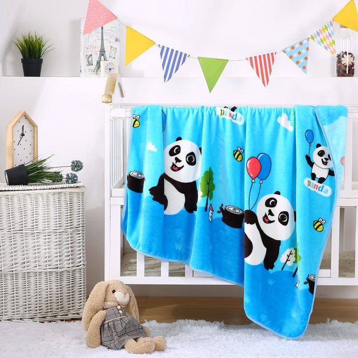 Children's Cartoon Character Fleece Blanket Bowlift