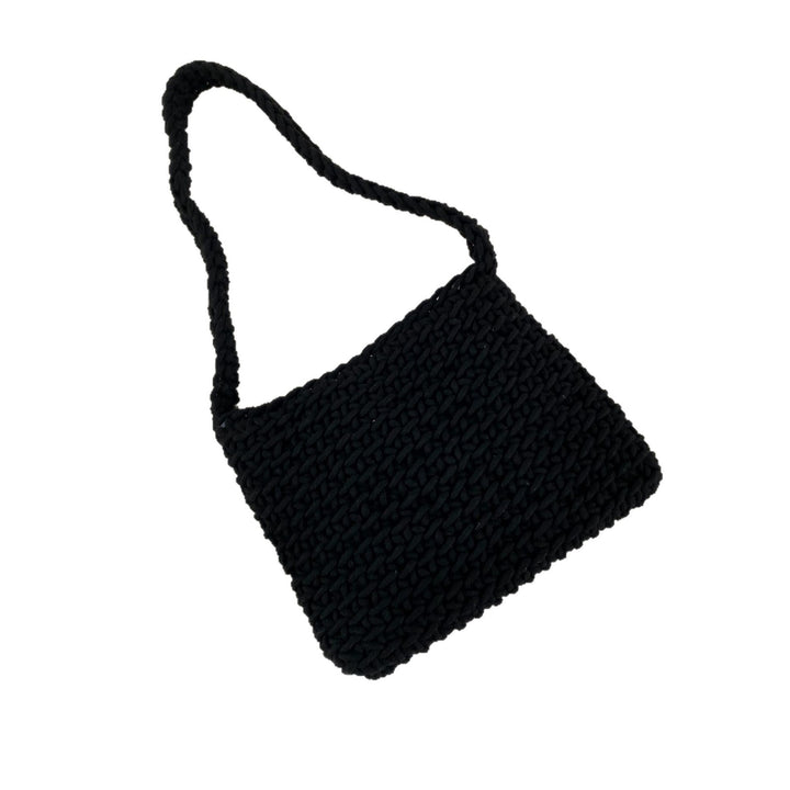 Hand-knotted shoulder bag made of high-quality sustainable material Bowlift