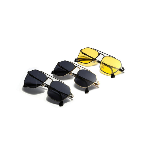 Ladies fashionable octagonal sunglasses with UV protection Bowlift