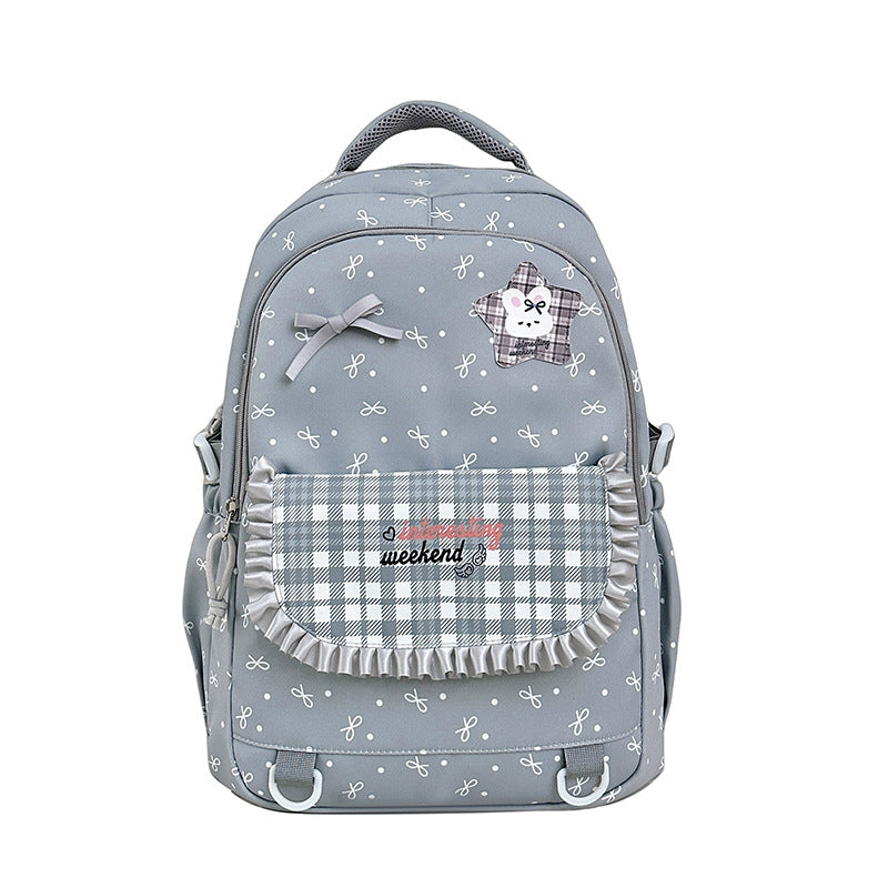 Fun Character Print Cozy Backpack Bowlift
