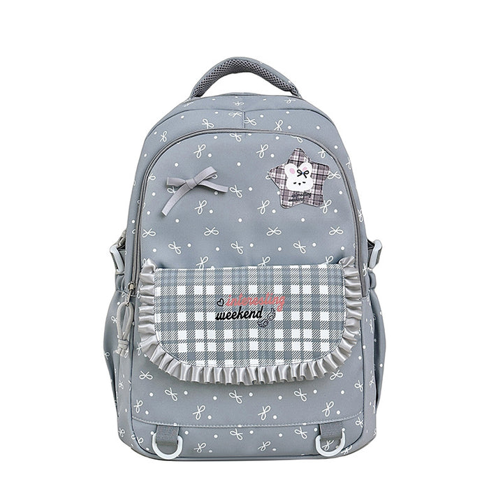 Fun Character Print Cozy Backpack Bowlift