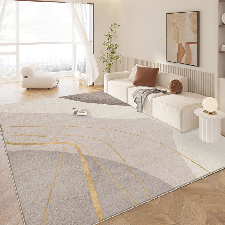 Elegant Floral Pattern Area Rug Bowlift