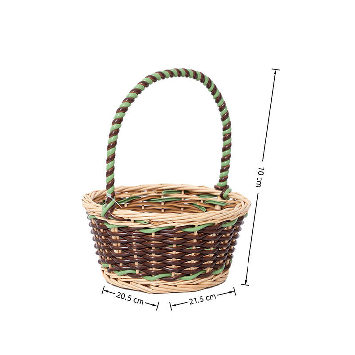 Decorative Woven Flower Basket Bowlift