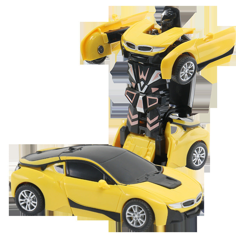 Transforming Racing Robot Car Toy Bowlift