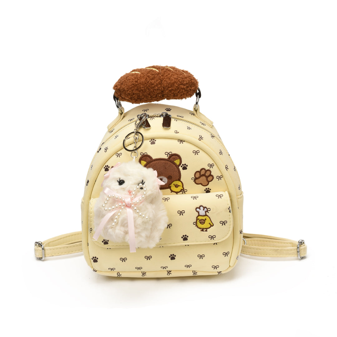 Cute backpack with detailed bunny ears applique Bowlift
