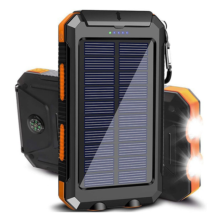 Solar Powerbank with Integrated LED Light and Compass Bowlift