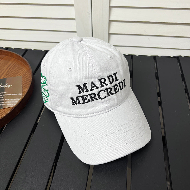 Women's Embroidered Graphic Baseball Cap Bowlift