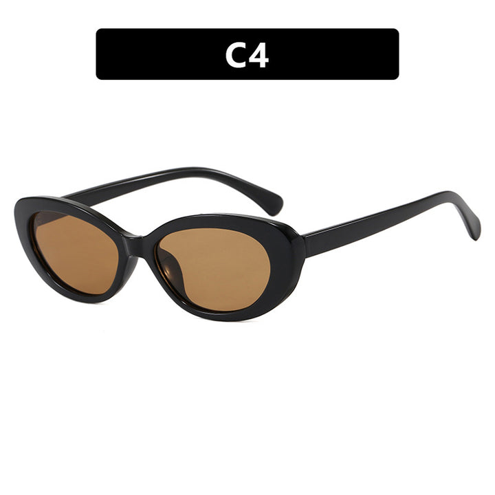 Women's fashionable cat-eye sunglasses with UV protection and elegant frame Bowlift