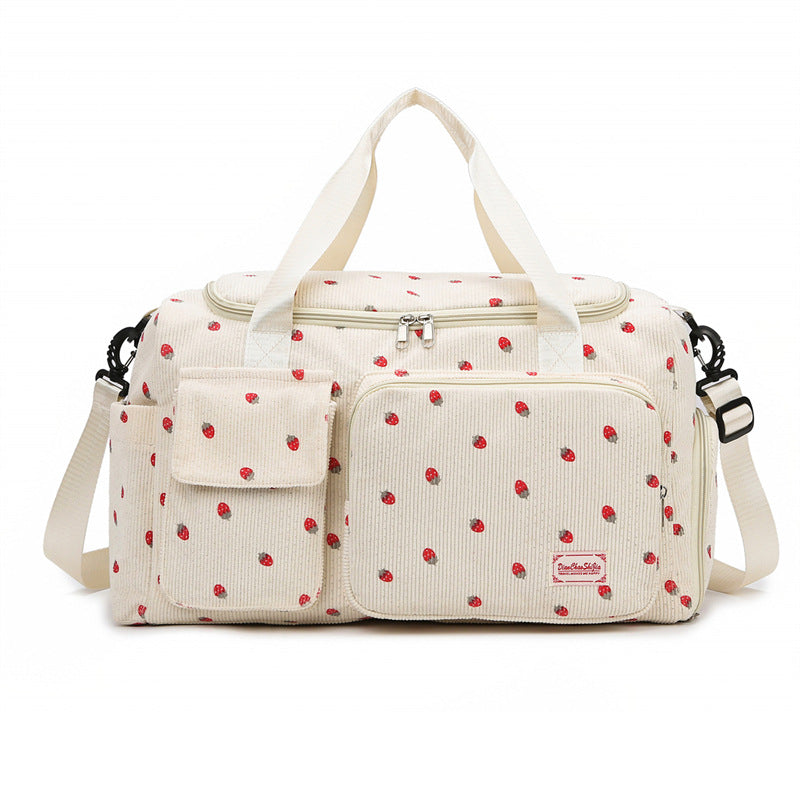 Sporty Travel Bag With Multifunctional Pockets Bowlift