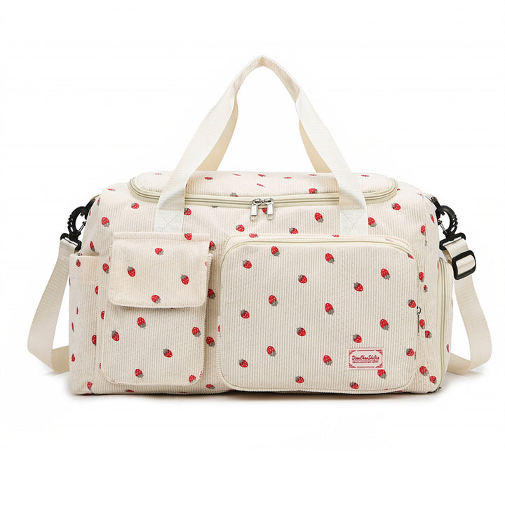 Sporty Travel Bag With Multifunctional Pockets Bowlift