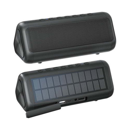 Portable Bluetooth speaker with solar charging function Bowlift
