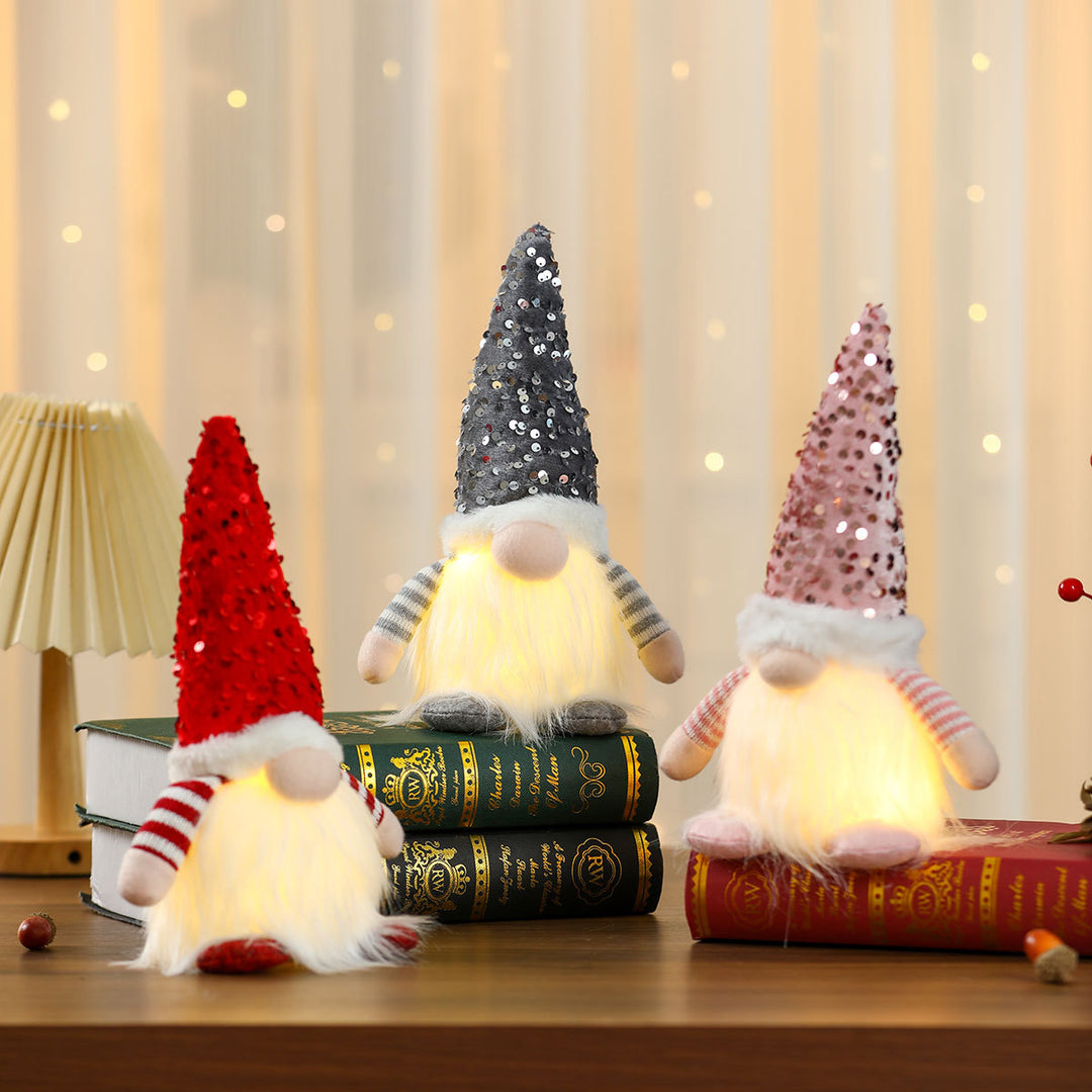 LED Light-Up Gnome Figurine Bowlift