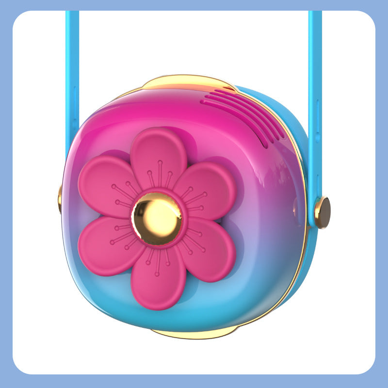 Women's Portable Handheld Fan in Floral Design Bowlift