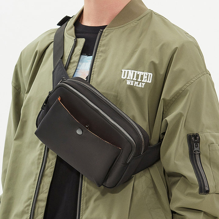 Lightweight Multi-Pocket Sling Bag Bowlift