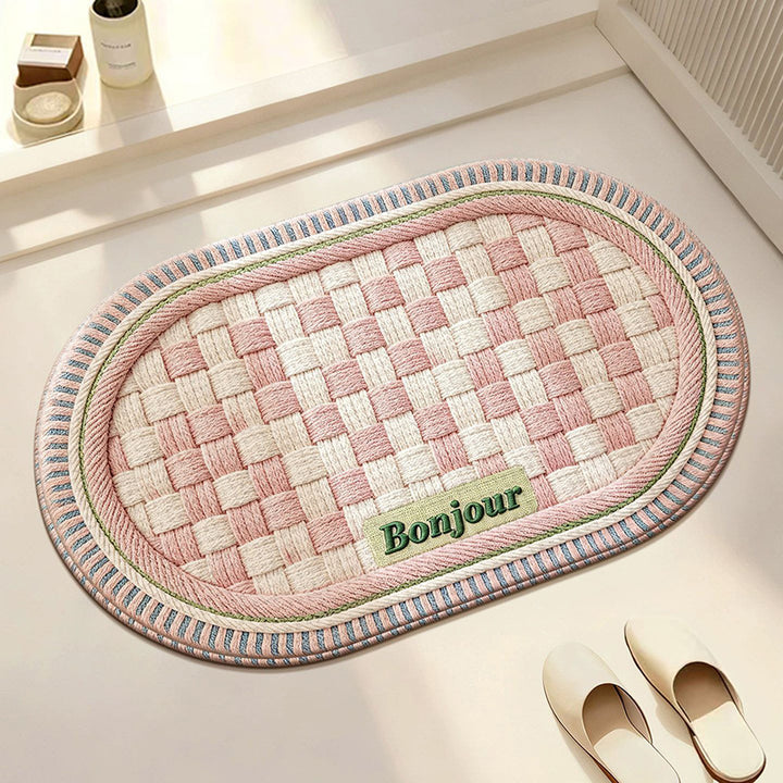 Braided Textured Area Rug