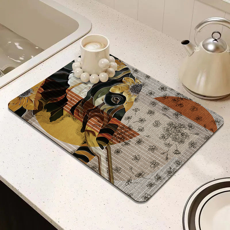 Decorative Kitchen Mat Bowlift