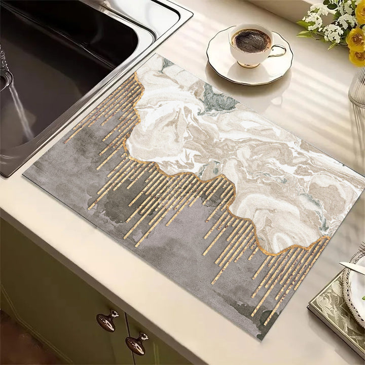 Abstract Geometric Kitchen Mat Bowlift
