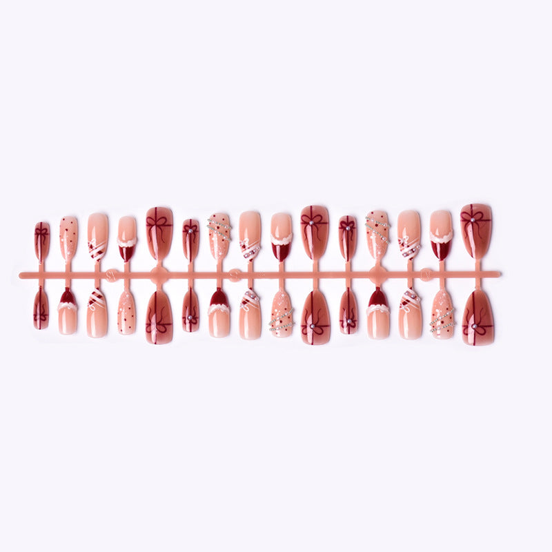 Glamorous Press-On Nail Art Set Bowlift