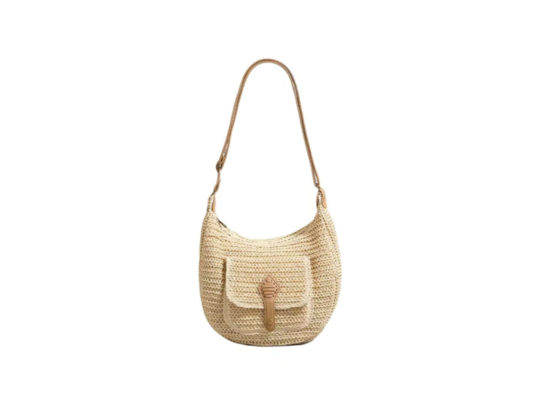 Handcrafted Shoulder Bag in Modern Boho Style Bowlift