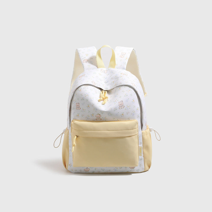 Playful Character Print Backpack Bowlift