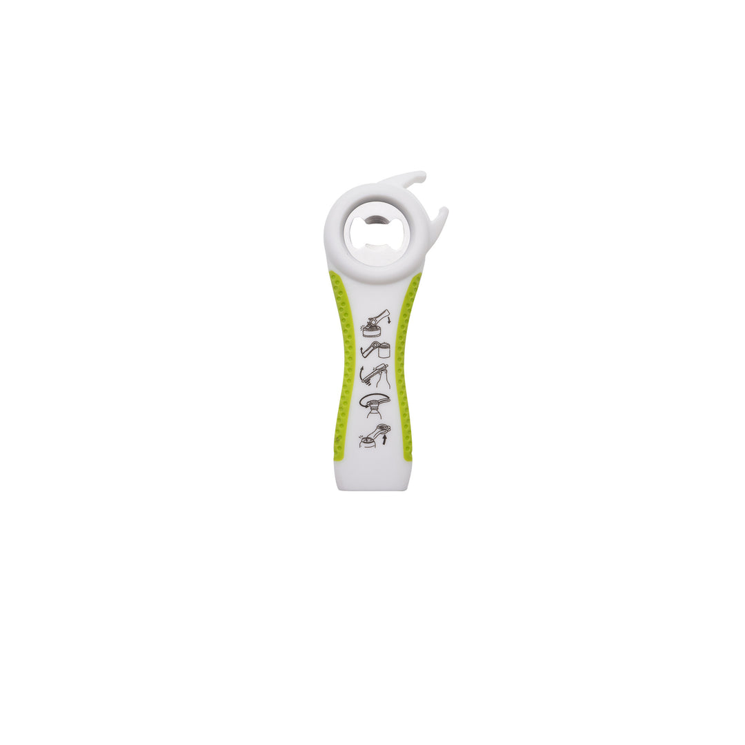 Multifunctional kitchen helper with integrated bottle opener function Bowlift