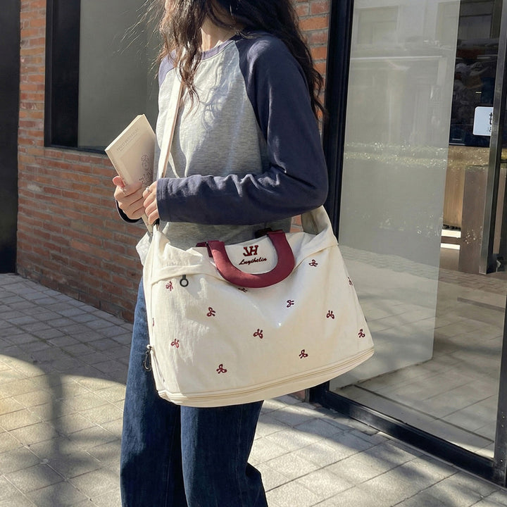 Embroidered Travel Holdall Bowlift
