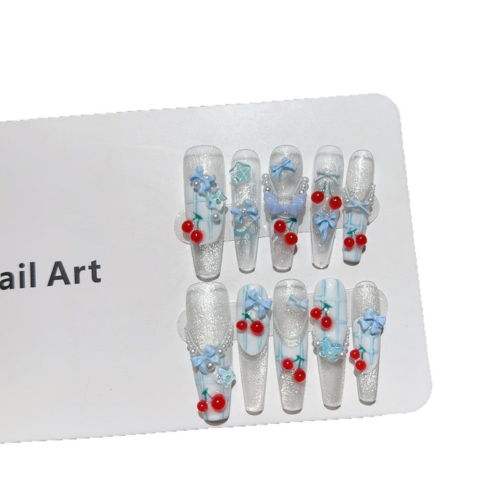 Decorative Nail Art Press-On Tips