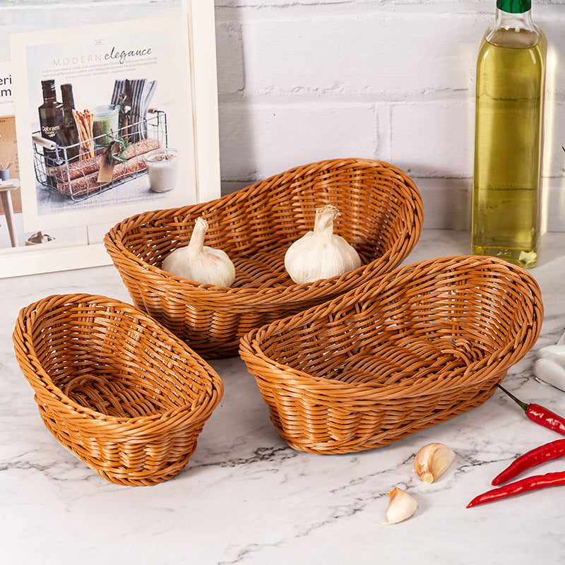 Natural Decorative Woven Fruit Bowl Bowlift