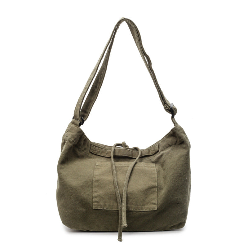 Casual Drawstring Shoulder Bag Bowlift