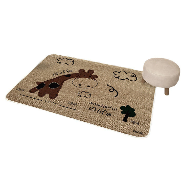 Whimsical Animal-Themed Area Rug Bowlift