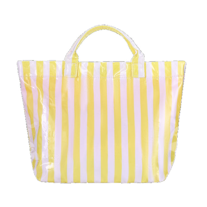 Large Stylish Striped Tote Bag Bowlift
