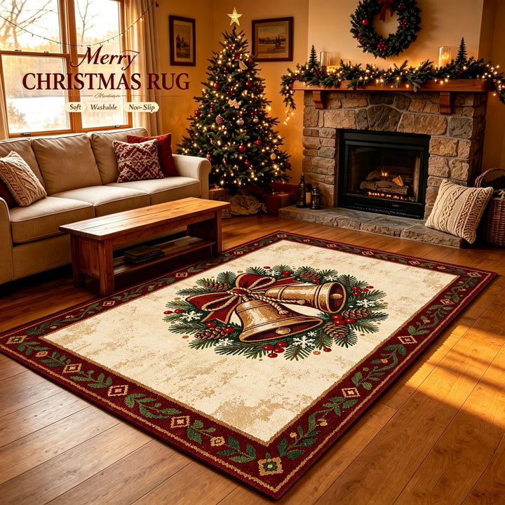 Christmas-Themed Decorative Area Rug Bowlift